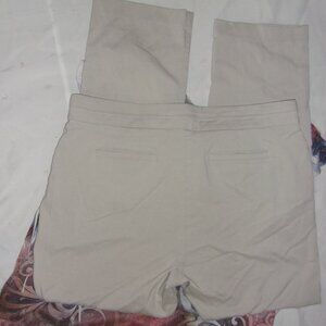 🌟 size 16 womens tan pants casual dress career wear   stretch